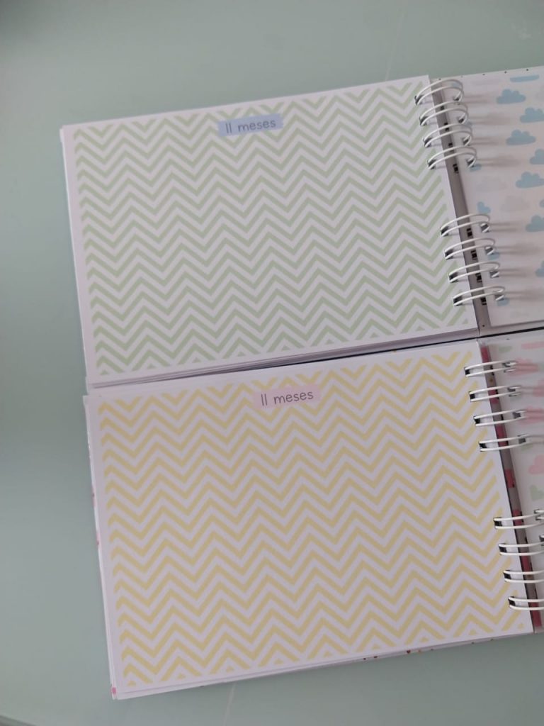 Livro do bebê personalizado (pequeno) – Recriar Papelaria Artesanal