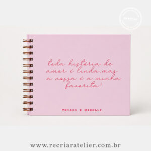 Álbum para fotos ou scrapbook - pequeno | PERSONALIZADO
