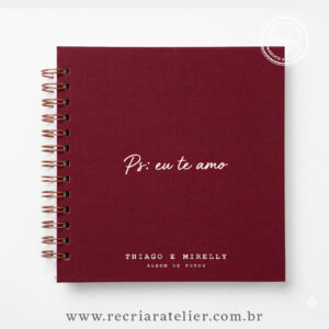 Álbum para fotos ou scrapbook - médio | PERSONALIZADO