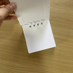 Alternative view of Bloquinho quadrado - A paz COTTAGECORE - | sem personalização