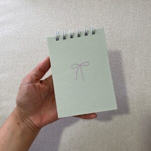 Bloco folhas lisas - lacinho - | sem personalização