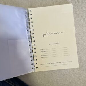 Alternative view of Planner anual não datado slim | sem personalização