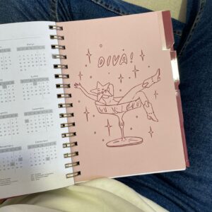 Alternative view of Caderno com divisórias DIVA | sem personalização