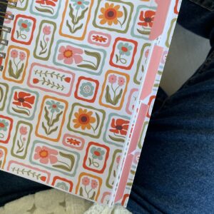 Alternative view of Caderno com divisórias FLORES COR | sem personalização