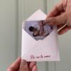 Porta-retrato magnético com foto personalizada | Dia dos namorados
